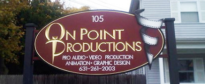 Onpoint productions greenlawn sign board